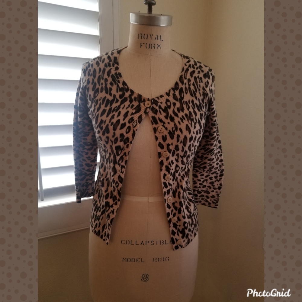 Leopard Cardigan